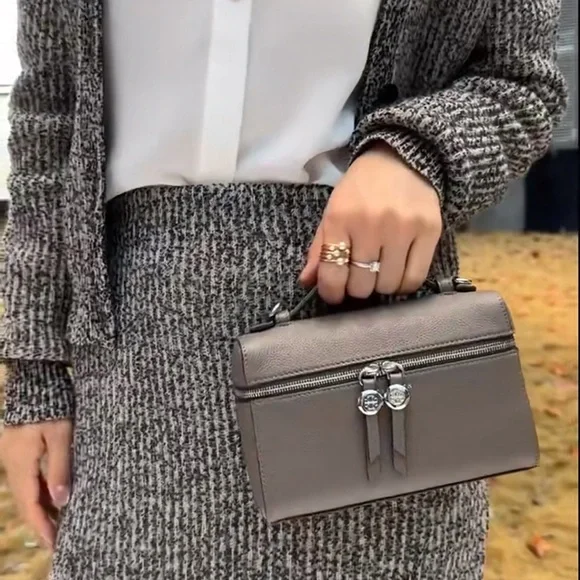 NWT Tory Burch SLIM ROMY TOP HANDLE BAG Color:Wild Mushroom - Picture 12 of 12